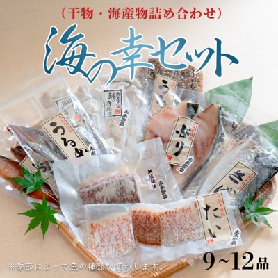 海の幸 干物セット 詰め合わせ 9〜12品入り 鯛 うるめ あじ さば ぶり 朝食 弁当 夕食