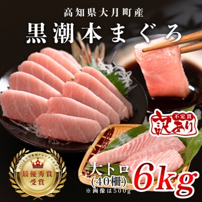 【訳アリ】 養殖本マグロ 大トロ 6kg 黒潮本まぐろ 大容量 不定貫 刺身 まぐろ 業務用 訳あり