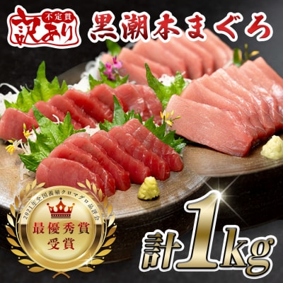 訳あり 不定貫 国産 本マグロ 赤身 中トロセット 1kg 黒潮 刺身用 養殖
