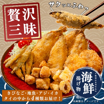 揚げ物セット 冷凍  5種のなかからおまかせで4種お届け  揚げるだけ 時短
