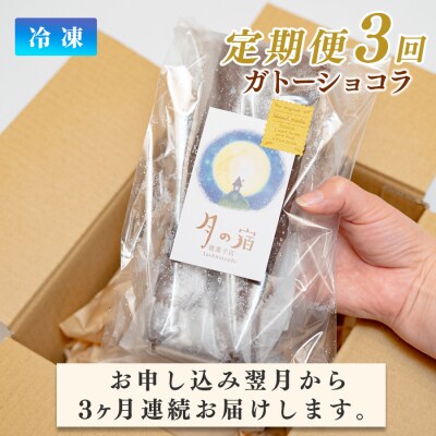 濃厚 ガトーショコラ 1本 18cm 定期便 3回 なめらか 小麦粉不使用 チョコレート ケーキ