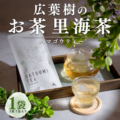 広葉樹のお茶 里海茶 ハマゴウ 1袋 7パック入り カフェインフリー 自然栽培 野草茶 高知県 大月