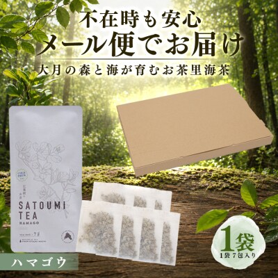 広葉樹のお茶 里海茶 ハマゴウ 1袋 7パック入り カフェインフリー 自然栽培 野草茶 高知県 大月