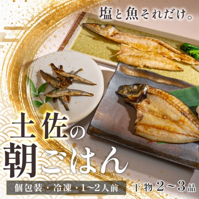 干物セット 2~3品 土佐の朝ごはん 冷凍 個包装 焼き魚 ご飯のお供 高知県 大月町