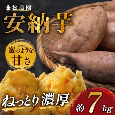 さつまいも 熟成 安納芋 約7kg 国産 安納いも スイーツ おやつ 栽培期間中農薬不使用 高知県