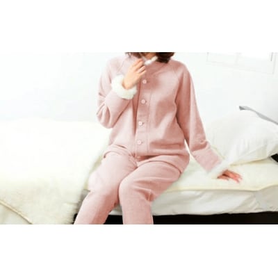 メリノン「パジャマ」Lサイズ ピンク レディース