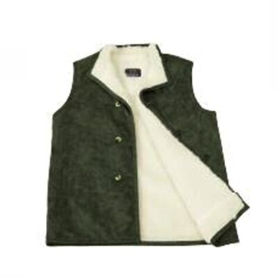 メリノン「羊毛ベスト」男女兼用 Sサイズ グリーン