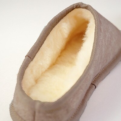 【令和7年12月1日より価格を見直しました】メリノン「スリッパ」Mサイズ/ブラウン