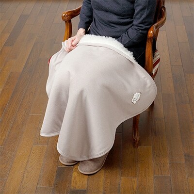 メリノン「ひつじのひざ掛け」暖かなウール。洗濯機で洗濯可。