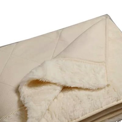 【令和7年12月1日より価格を見直しました】メリノン「ひつじ掛毛布」セミダブル 色/アイボリー