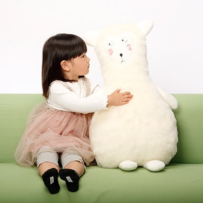 メリノン「ひつじ癒しクッション」キョロ