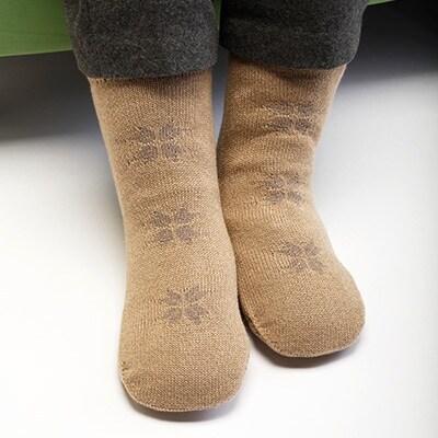 【令和7年12月1日より寄附金額を見直し予定です】メリノン「靴下」(L ベージュ)