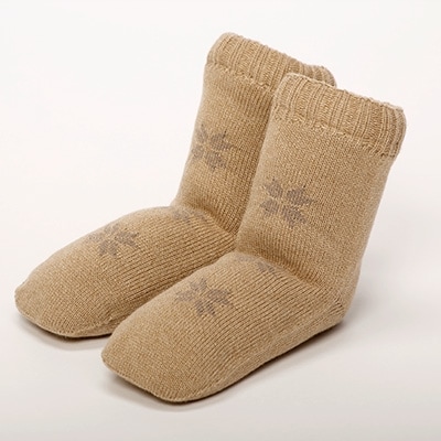 【令和7年12月1日より価格を見直しました】メリノン「靴下」(L ベージュ)