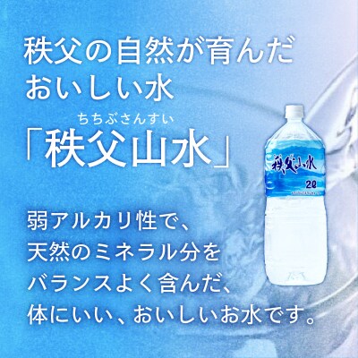 秩父の天然水「秩父山水」2L×6本(1年保存可)