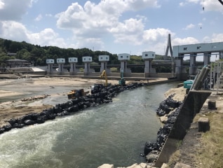 明治用水頭首工の大規模漏水があっても頑張ってい…