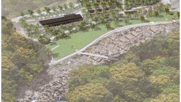 関之尾公園リニューアル事業:2024年OPEN予定のキャンプ場・ストア