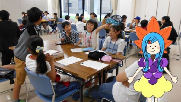 子どもたちが考えたキャラ「なばりん」のコスチュームを作りたい!