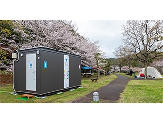 被災地に安全で清潔なトイレを!　トイレコンテナ…