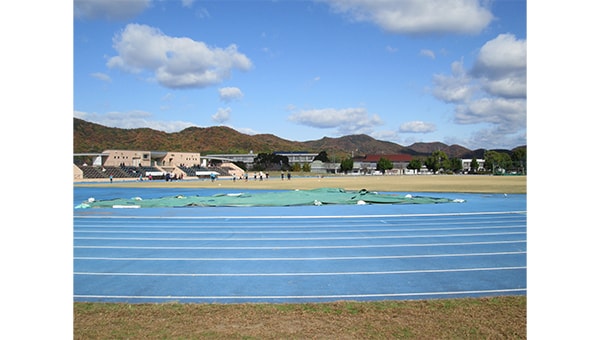  子どもたちの夢と希望を育む『太子町総合公園陸上競技場』公認改修工事事業