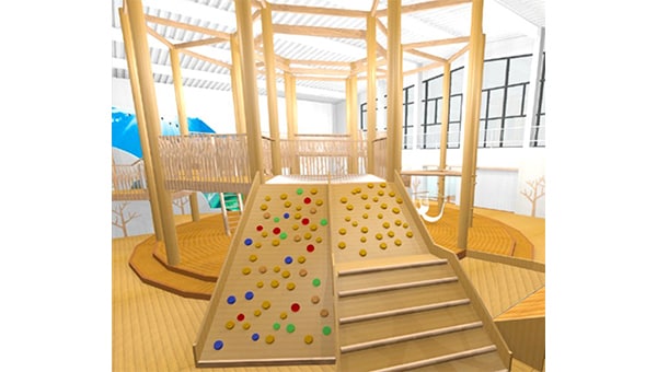 子どもたちが木とふれあい、のびのび遊べる室内パークを創るプロジェクト