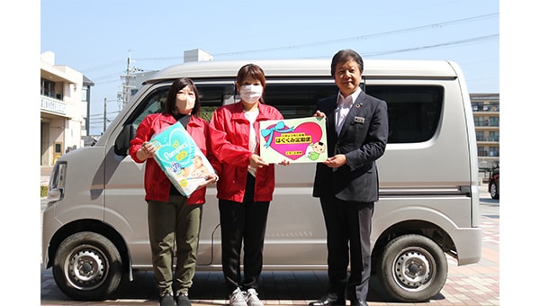 子どもたちにオムツやミルクを届けて子育てを見守りたい