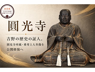 【圓光寺】吉野の歴史を語る希少な真宗僧侶像。威…