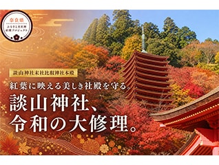 【談山神社】1300年の祈りの場を未来へ。限界を迎える植物性屋根の大修理