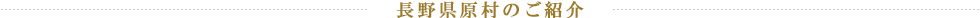 長野県原村のご紹介