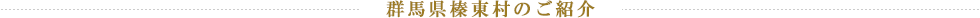 群馬県榛東村のご紹介
