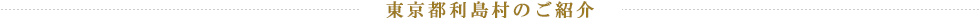 東京都利島村のご紹介