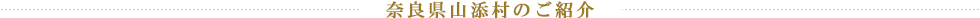 奈良県山添村のご紹介